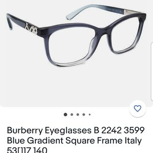 Burberry Eyeglasses blue no case available